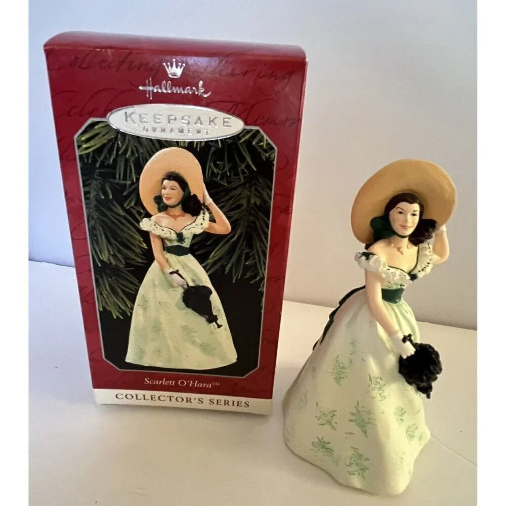 Hallmark Keepsake Ornament Scarlett O'Hara Gone With The Wind Set of 4 in Box